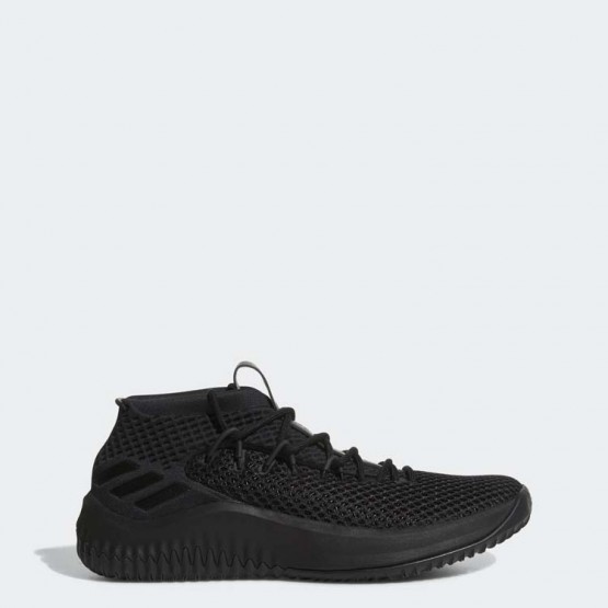Mens Core Black/White Adidas Dame 4 Basketball Shoes 377MEJBN->Adidas Men->Sneakers