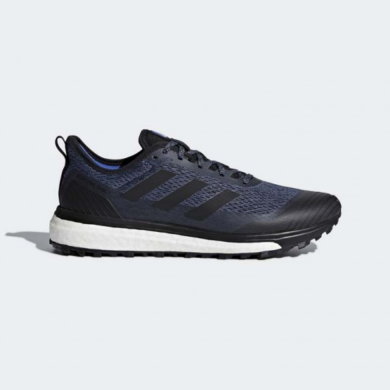 Mens Steel/Black Adidas Response Trail Running Shoes 391ZLCES->Adidas Men->Sneakers