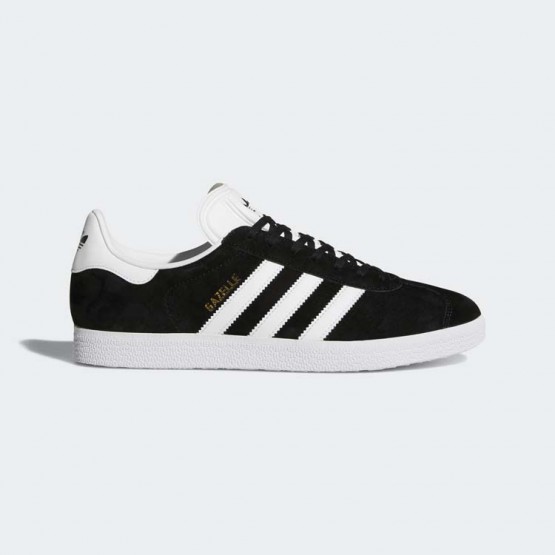 Mens Core Black/White/Gold Metallic Adidas Originals Gazelle Shoes 408LBGSV->Adidas Men->Sneakers