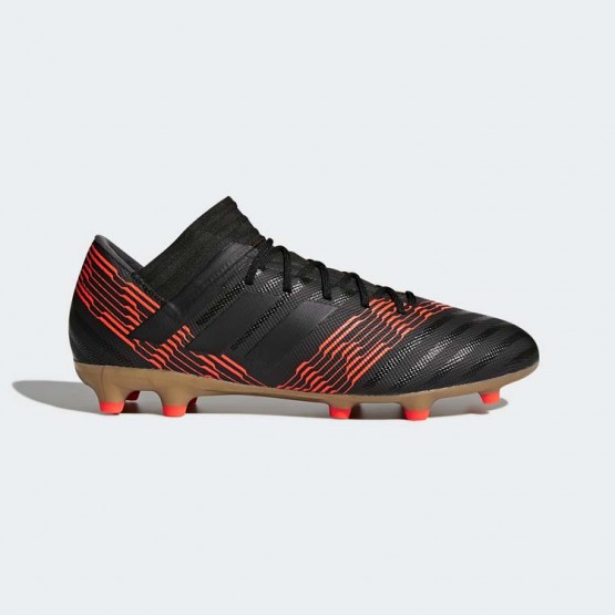 Mens Core Black/Black/Infrared Adidas Nemeziz 17.3 Firm Ground Cleats Soccer Cleats 413LWZPV->Adidas Men->Sneakers