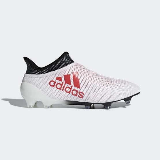 Mens Grey/Black Adidas X 17+ Purespeed Firm Ground Cleats Soccer Cleats 419NRESZ->Adidas Men->Sneakers