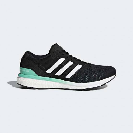 Womens Core Black/White Adidas Adizero Boston 6 Running Shoes 457ZIUFB->Adidas Women->Sneakers