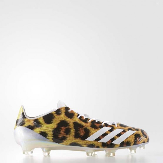 Mens White Ftw/Metallic Gold/Black Adidas Adizero 5-star 40 Uncaged Cleats Football Cleats 474ZAMCT->->Sneakers