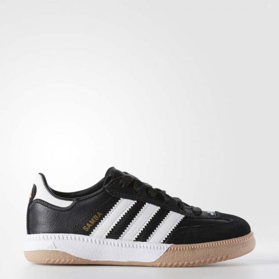 Kids Black/White Adidas Samba Soccer Cleats 511SLBJD->Adidas Kids->Sneakers