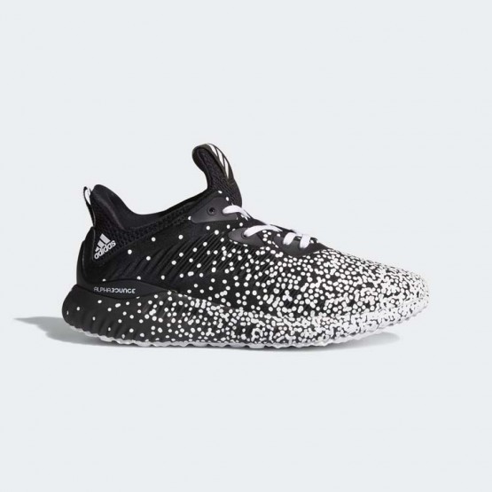 Womens Core Black/White Adidas Alphabounce 1 Running Shoes 525HNGRA->Adidas Women->Sneakers