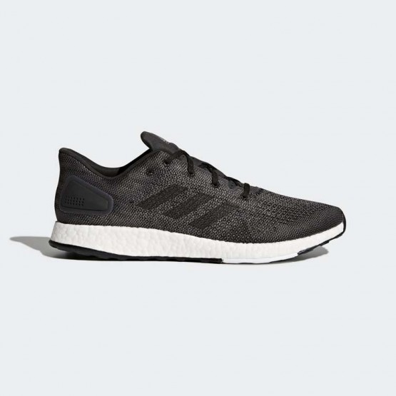 Mens Solid Grey/White/Core Black Adidas Pureboost Dpr Running Shoes 533SRHGY->Adidas Men->Sneakers