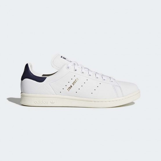 Mens White Adidas Originals Stan Smith Shoes 569AXNHK->Adidas Men->Sneakers