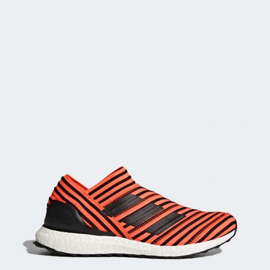Mens Solar Orange/Core Black Adidas Nemeziz Tango 17+ Ultraboost Soccer Cleats 572MNIOG->->Sneakers