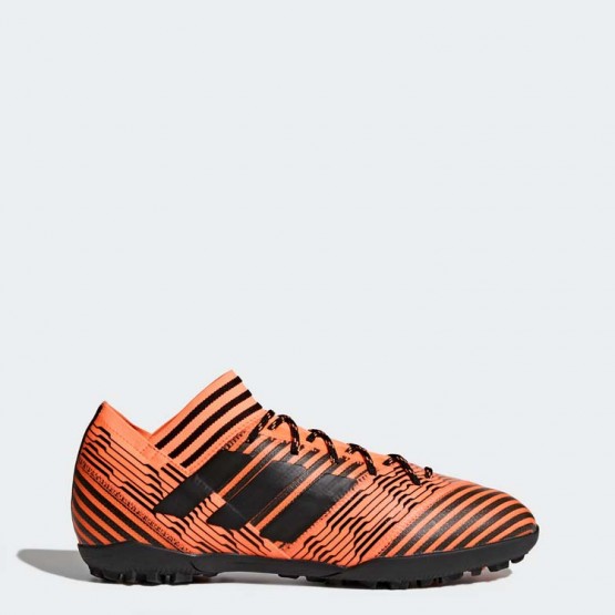 Mens Solar Orange/Core Black Adidas Nemeziz Tango 17.3 Turf Soccer Cleats 581TKSEM->->Sneakers