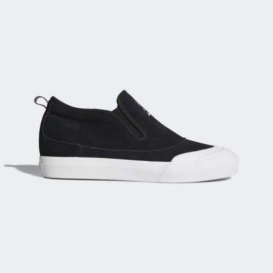 Mens Core Black/White Adidas Originals Matchcourt Slip Mid Shoes 598BLHSN->Adidas Men->Sneakers