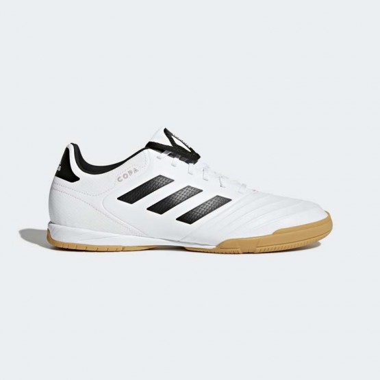 Mens White/Black/Tactile Gold Metallic Adidas Copa Tango 18.3 Indoor Cleats Soccer Cleats 622HUBLW->Adidas Men->Sneakers