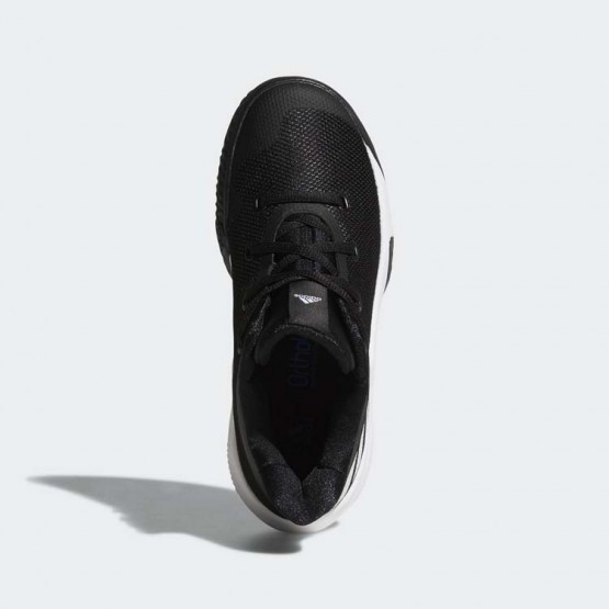 Kids Core Black/White Adidas Rise Up 2 Basketball Shoes 654BAIPW->Adidas Kids->Sneakers