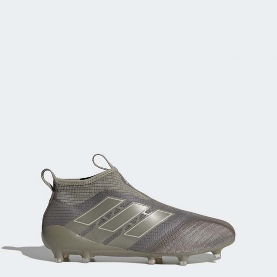 Mens Dark Grey Adidas Ace 17+ Purecontrol Firm Ground Cleats Soccer Cleats 656VKFWJ->Adidas Men->Sneakers