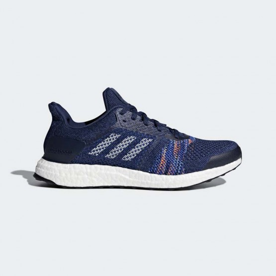 Mens Noble Indigo/White/Collegiate Navy Adidas Ultraboost St Running Shoes 675EJLIO->->Sneakers