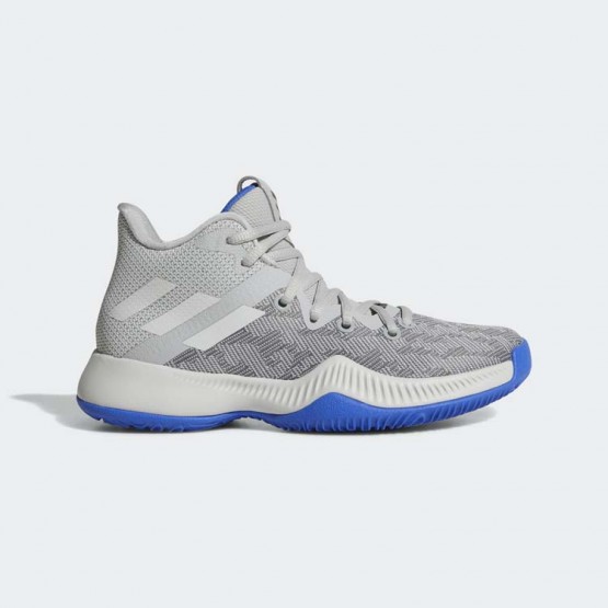 Kids Grey Adidas Mad Bounce Basketball Shoes 687TOFHP->Adidas Kids->Sneakers
