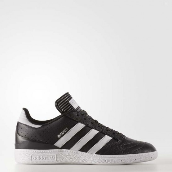 Mens Core Black/Light Solid Grey/Silver Metallic Adidas Originals Busenitz Pro Shoes 711SOCEM->Adidas Men->Sneakers