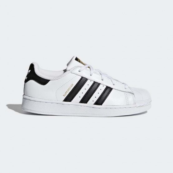 Kids White/Core Black Adidas Originals Superstar Foundation Shoes 712KBXPH->Adidas Kids->Sneakers