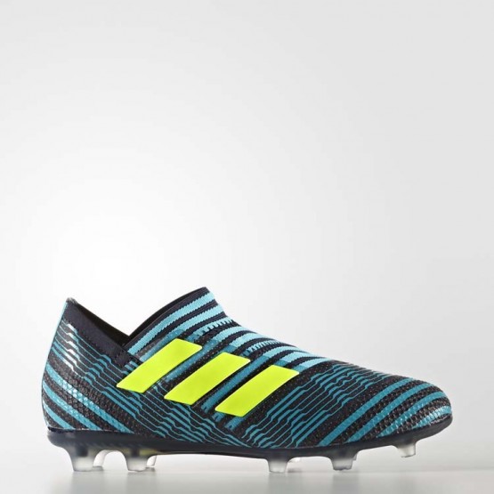 Kids Legend Ink/Electricity/Energy Blue Adidas Nemeziz 17+ 360 Agility Firm Ground Cleats Soccer Cleats 727HDINX->Adidas Kids->Sneakers