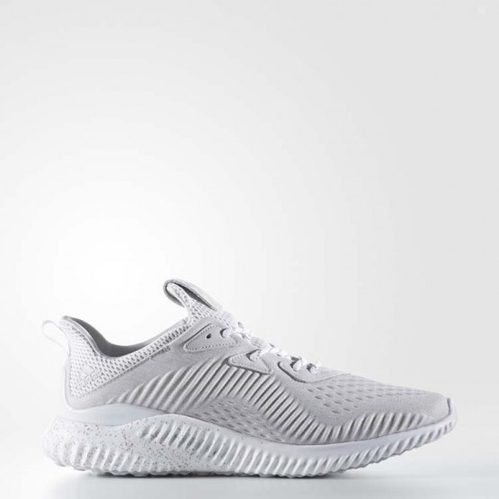 Mens Clear Grey/White/Ice Grey Adidas X Reigning Champ Alphabounce Running Shoes 748DYHCO->Adidas Men->Sneakers