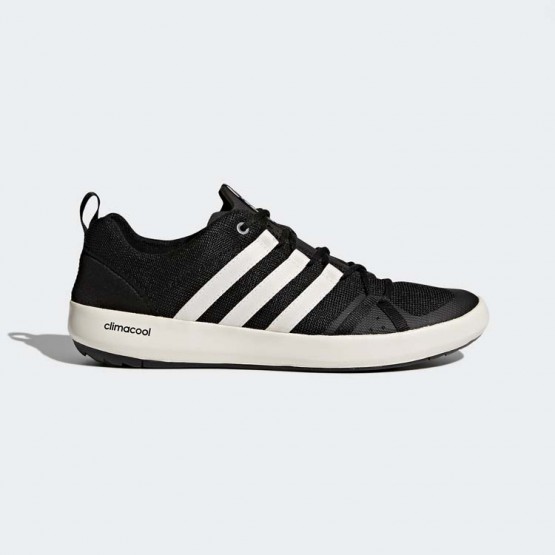 Mens Core Black/Chalk White Adidas Terrex Climacool Boat Outdoor Shoes 762ZEQMK->Adidas Men->Sneakers