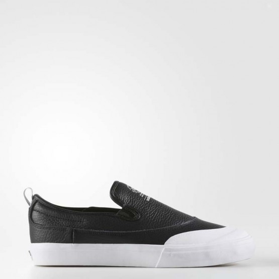 Mens Core Black/White Adidas Originals Matchcourt Slip Shoes 767XAPKR->Adidas Men->Sneakers