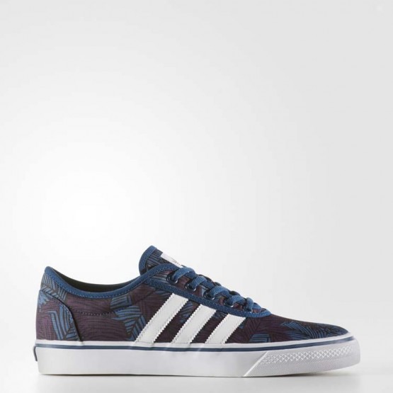 Mens Blue Night/White Adidas Originals Adiease Shoes 770WIUBJ->Adidas Men->Sneakers