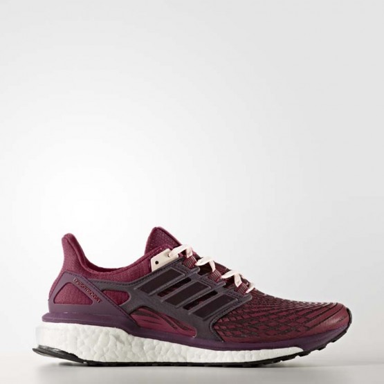 Womens Mystery Ruby/Red Night/Icey Pink Adidas Energy Boost Running Shoes 787HNGIK->Adidas Women->Sneakers