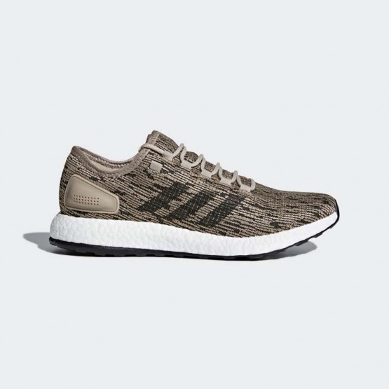 Mens Trace Khaki Adidas Pureboost Running Shoes 795NWGQV->Adidas Men->Sneakers