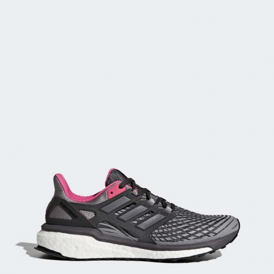 Womens Grey/Utility Black Adidas Energy Boost Running Shoes 806XJKWB->Adidas Women->Sneakers