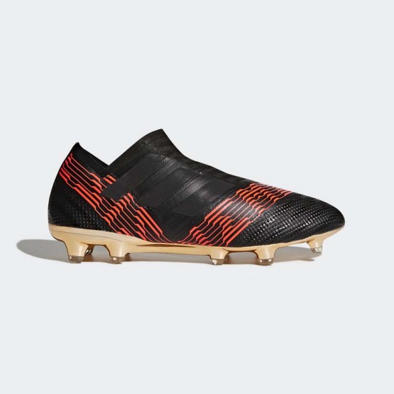 Mens Core Black/Black/Infrared Adidas Nemeziz 17+ 360 Agility Firm Ground Cleats Soccer Cleats 819RBMIX->Adidas Men->Sneakers