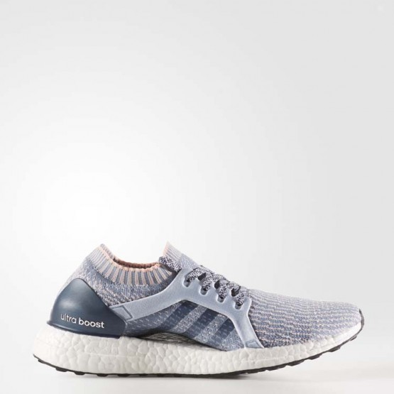 Womens Tactile Blue/Easy Blue Adidas Ultraboost X Running Shoes 853GOHVX->Adidas Women->Sneakers