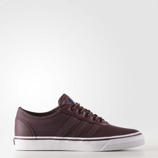 Mens Dark Burgundy/White Adidas Originals Adiease Shoes 853UQZKX->Adidas Men->Sneakers
