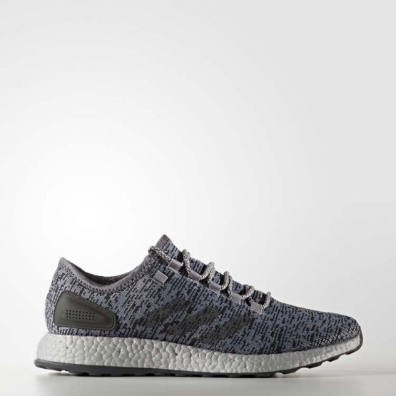 Mens Grey/Solid Grey/Clear Grey Adidas Pureboost Ltd Running Shoes 853XQNOU->Adidas Men->Sneakers