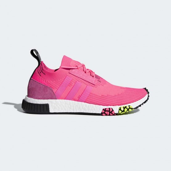 Mens Solar Pink/Core Black Adidas Originals Nmd_racer Primeknit Shoes 860SJDUQ->->Sneakers
