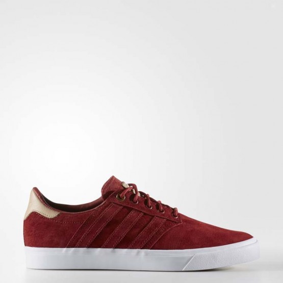Mens Mystery Red/Black/White Adidas Originals Seeley Premiere Classified Shoes 863ATELS->Adidas Men->Sneakers
