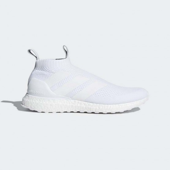 Mens White Adidas Ace 16+ Ultraboost Soccer Cleats 868GMLYP->Adidas Men->Sneakers