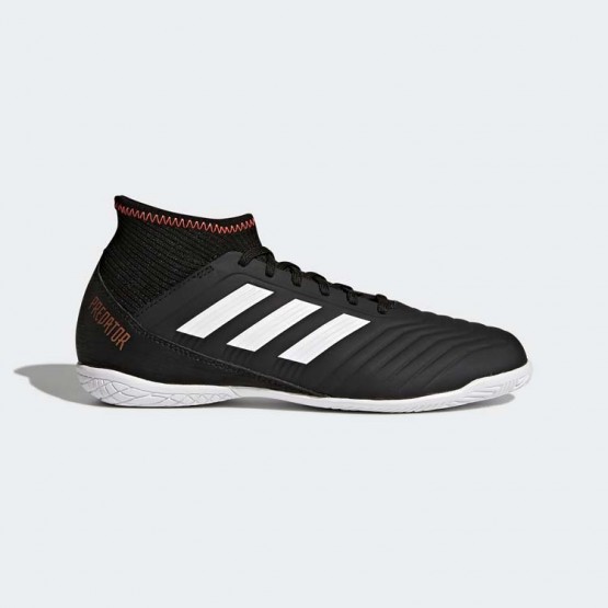 Kids Core Black/White/Infrared Adidas Predator Tango 18.3 Indoor Soccer Cleats 871PIHKL->Adidas Kids->Sneakers