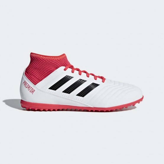 Kids White/Black Adidas Predator Tango 18.3 Turf Cleats Soccer Cleats 903LGUAF->Adidas Kids->Sneakers