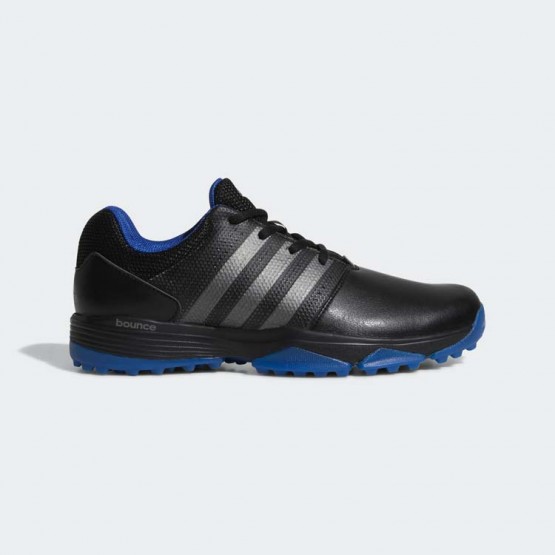 Mens Core Black/Collegiate Royal Adidas 360 Traxion Golf Shoes 904GVWXC->Adidas Men->Sneakers