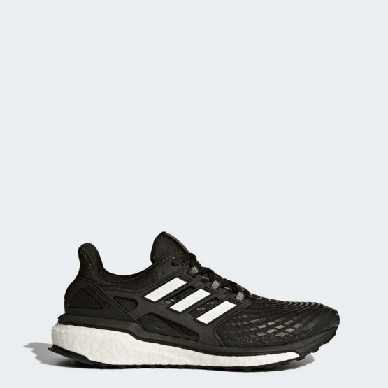 Womens Core Black/White Adidas Energy Boost Running Shoes 932RVFSO->Adidas Women->Sneakers