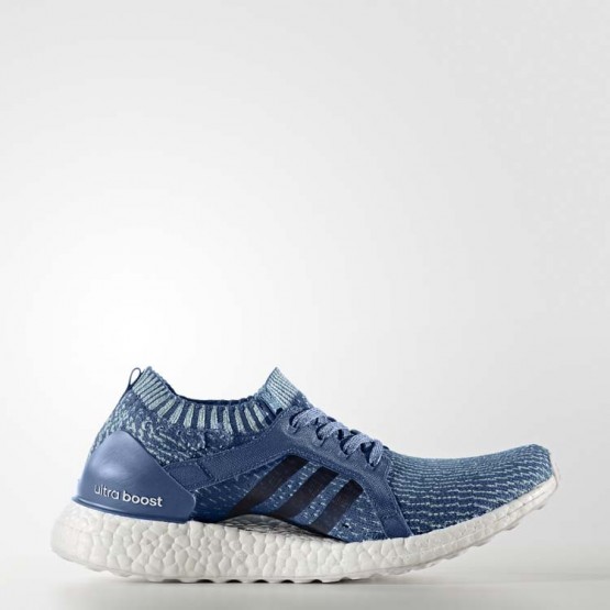 Womens Core Blue/Intense Blue Adidas Ultraboost X Parley Running Shoes 940EQPCZ->Adidas Women->Sneakers