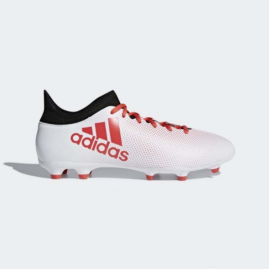 Mens White/Black Adidas X 17.3 Firm Ground Cleats Soccer Cleats 969SPRIU->->Sneakers