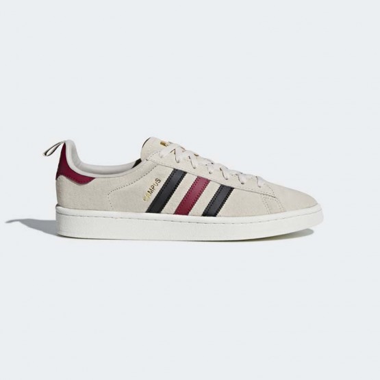 Mens Clear Brown/Core Black/Mystery Ruby Adidas Originals Campus Shoes 983TRPHV->Adidas Men->Sneakers