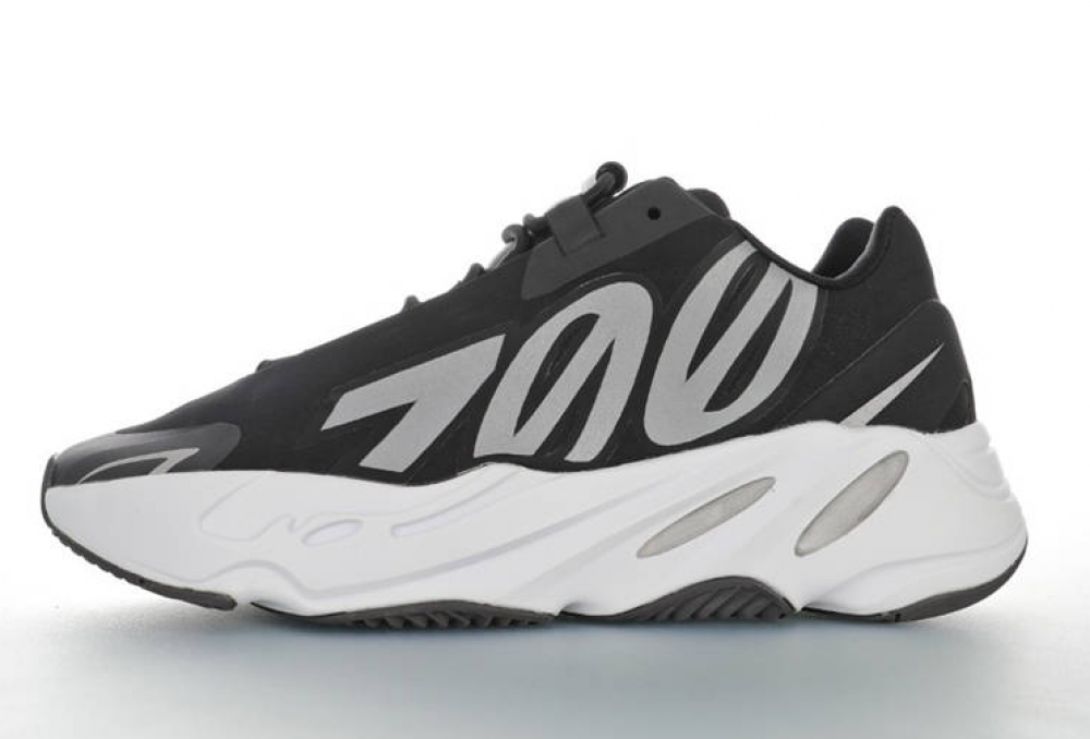Adidas Yeezy 700 3M Black White FV4445->Yeezy Boost->Sneakers