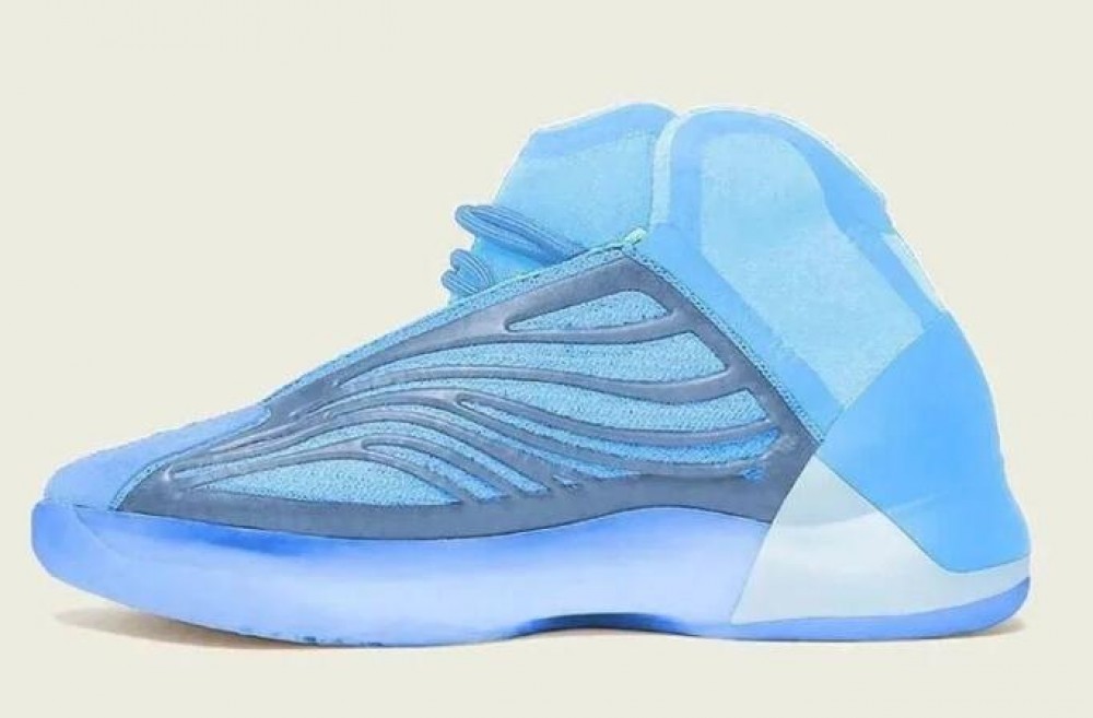 Adidas Yeezy QNTM Basketball Shoes Teal Blue->Yeezy Boost->Sneakers