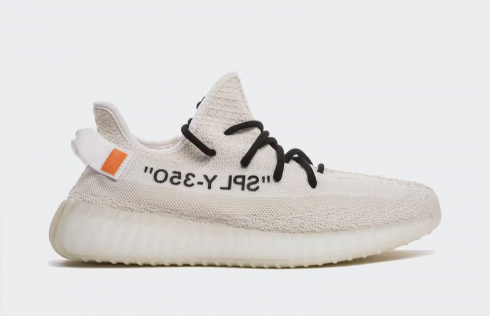 OFF White X Yeezy Boost 350 V2 Rice White->Yeezy Boost->Sneakers