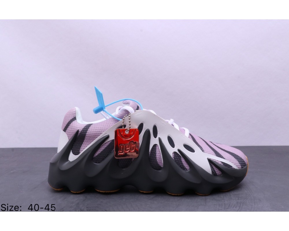 Adidas Yeezy 451 Black Purple White->Yeezy Boost->Sneakers